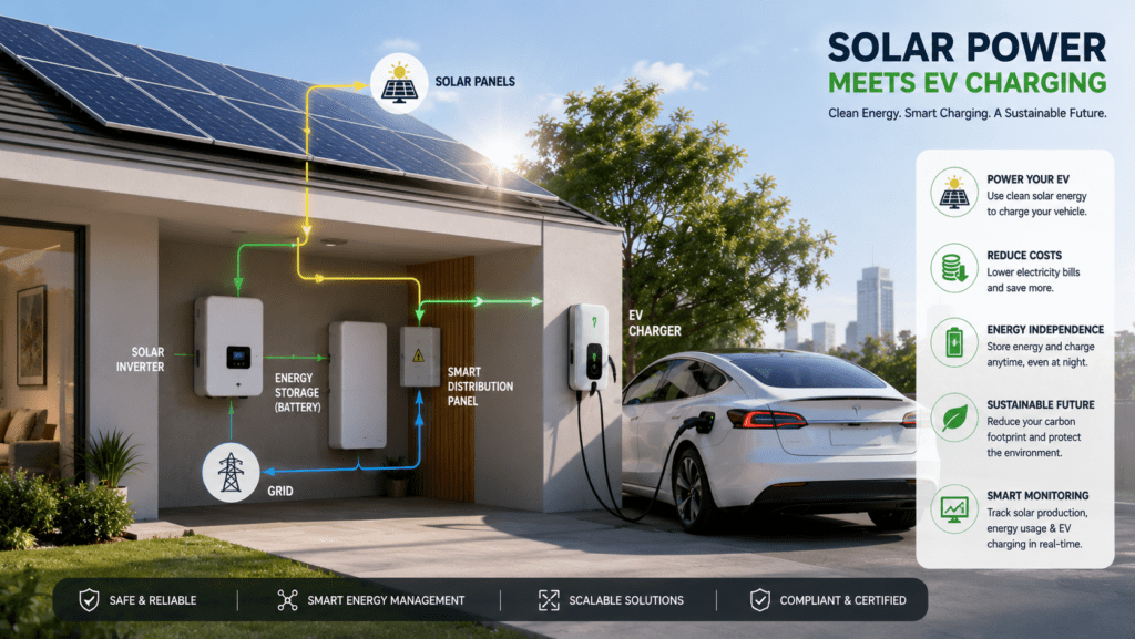 solar panels ev charge