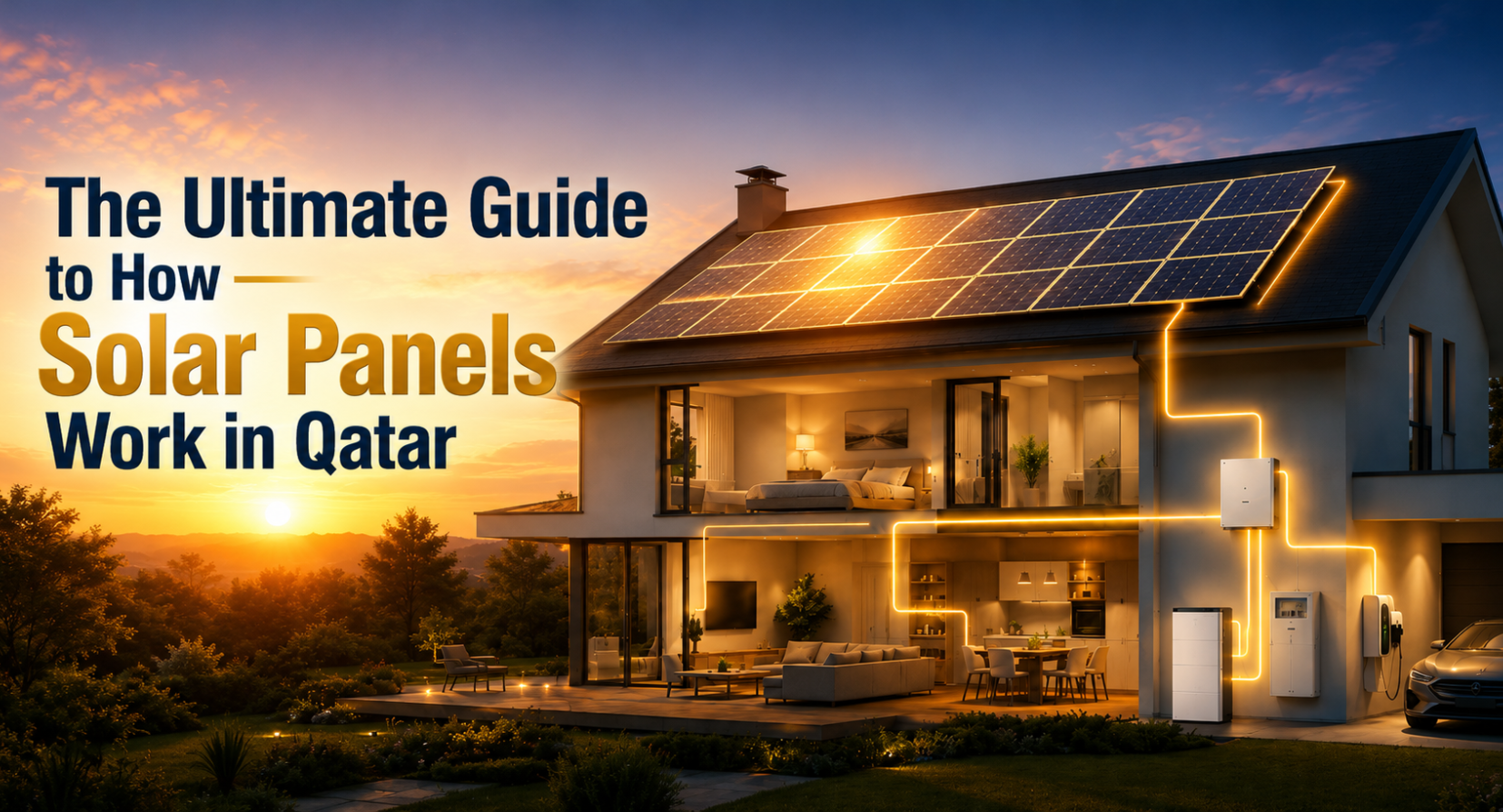 Solar panels in Qatar